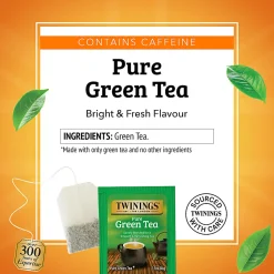 Twinings® Green Tea Bags, 2 Oz, 25/Box