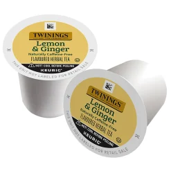 Twinings® Lemon & Ginger Herbal Tea, Keurig® K-Cup® Pods, 2.8 Oz, 24/Box