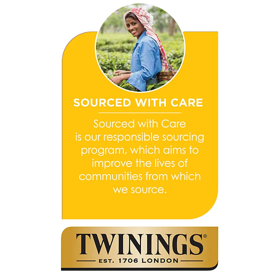 Twinings® Pure Peppermint Herbal Tea Bags, 25/Box