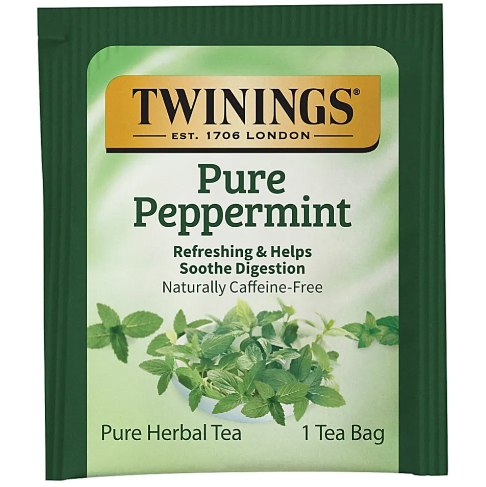 Twinings® Pure Peppermint Herbal Tea Bags, 25/Box