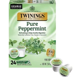 Twinings® Pure Peppermint Tea, Keurig® K-Cup® Pods, 24/Box