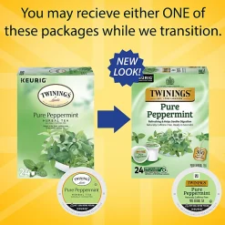 Twinings® Pure Peppermint Tea, Keurig® K-Cup® Pods, 24/Box
