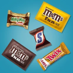Twix, Milky Way, Snickers, M&Ms, Skittles And Lifesaver Gummies Candy Variety Mix, 100 Oz, Total Qty 2