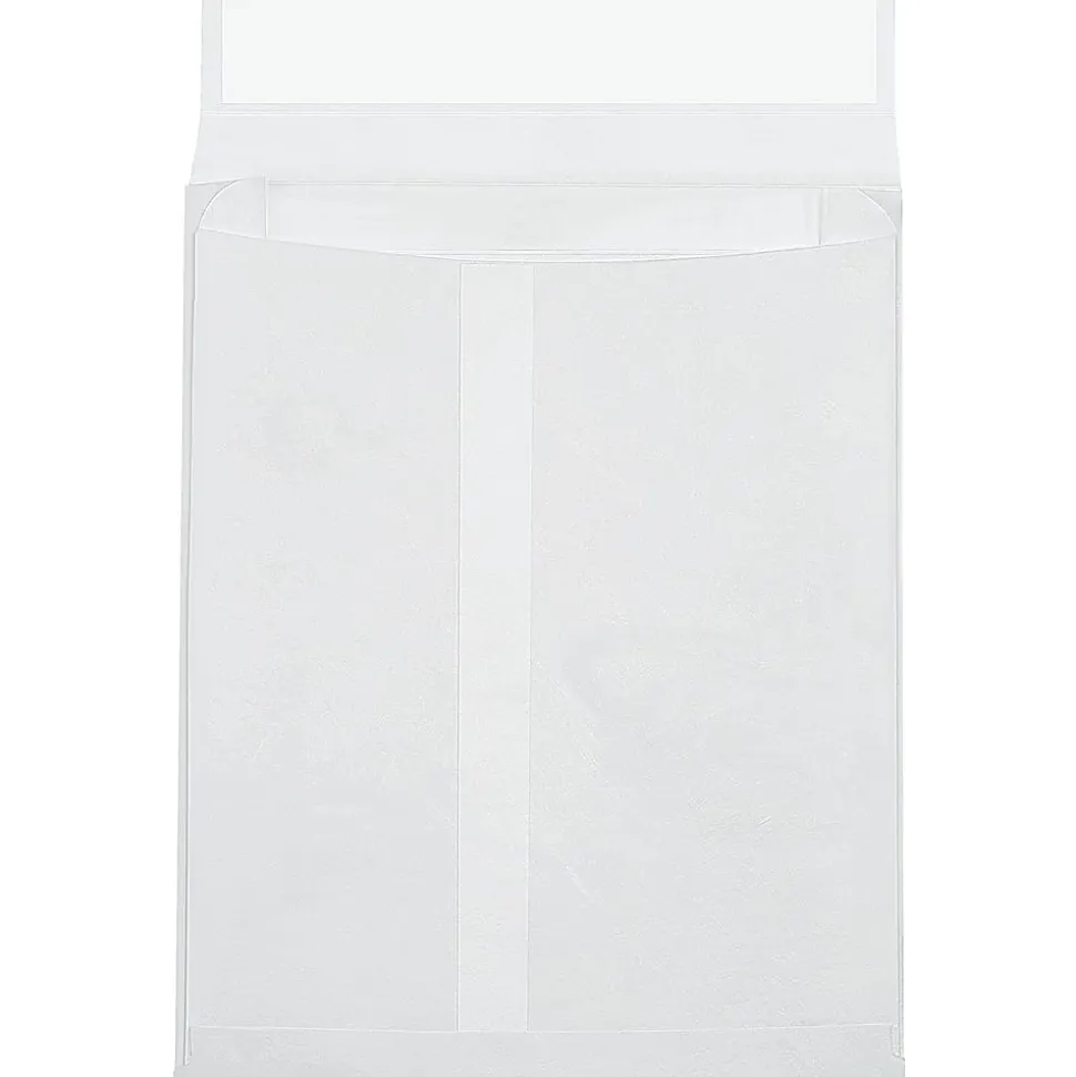 Tyvek® Envelopes, 9" x 12" x 2", End Opening, Plain White, Pack Of 100