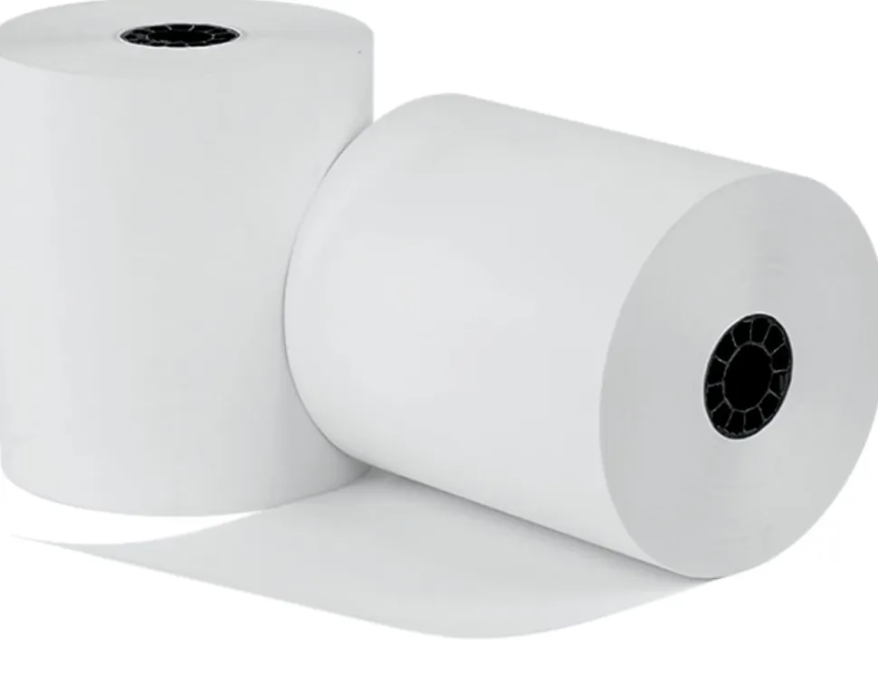 uAccept™ POS Thermal Paper, 3 1/8" x 220', 1-Ply, White, Pack Of 20