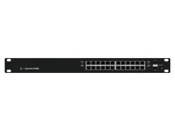 Ubiquiti EdgeSwitch 24 - Switch - L3 - managed - 24 x 10/100/1000 (PoE+) + 2 x Gigabit SFP - rack-mountable - PoE+