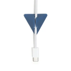 U Brands® Adhesive Pyramid Cord Organizers, Assorted Colors, Set Of 4 Organizers