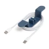 U Brands Cable Wrap Cord Organizer Hooks, Blue/Green, Set Of 2 Hooks