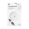 U Brands® Cord Fastening Roll Cable Organizer, White