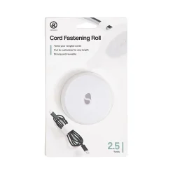 U Brands® Cord Fastening Roll Cable Organizer, White
