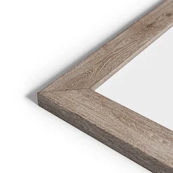 U Brands Decor Magnetic Dry-Erase Board, 36" X 24", Rustic Wood Frame, Actual Size 35" X 23" (4890U00-01)
