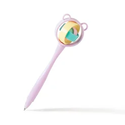 U Brands® Fidget Spinner Ballpoint Pen, Medium Point, 0.7 mm, Purple Barrel, Black Ink