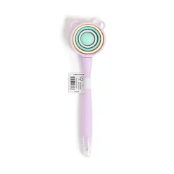 U Brands® Fidget Spinner Ballpoint Pen, Medium Point, 0.7 mm, Purple Barrel, Black Ink