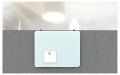 U Brands® Frameless Magnetic Cubicle/Wall Glass Dry Erase Board, 20