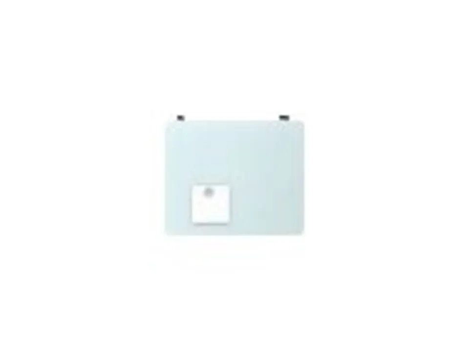 U Brands® Frameless Magnetic Cubicle/Wall Glass Dry Erase Board, 20" X 16", Frosted White