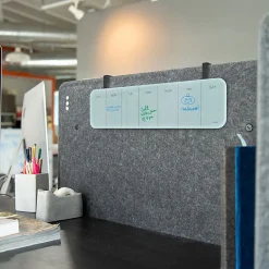 U Brands® Frameless Magnetic Cubical Dry-Erase Weekly Board, 20