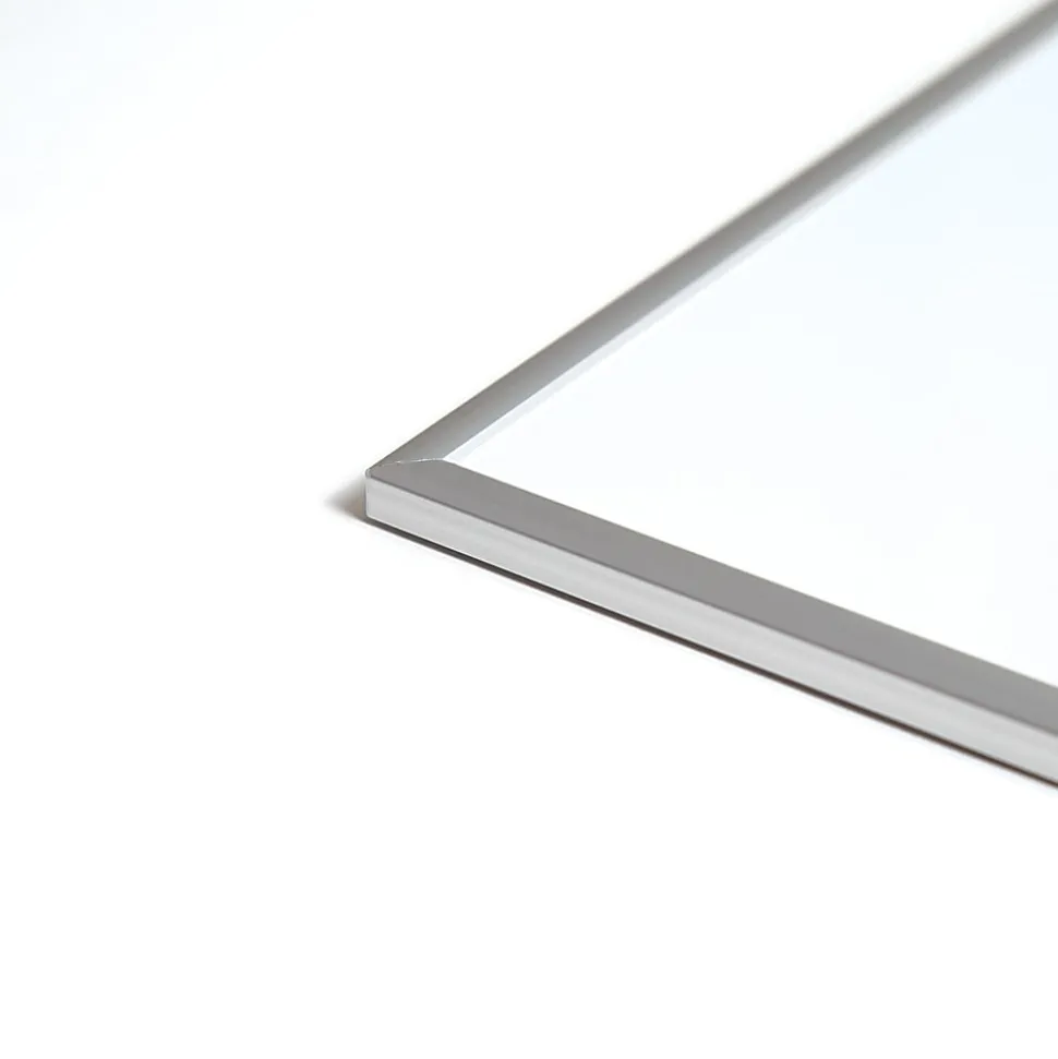 U Brands Magnetic Dry-Erase Board with White Magnet and Dry-Erase Marker, 20" X 16", Silver Aluminum Frame (356U00-01)