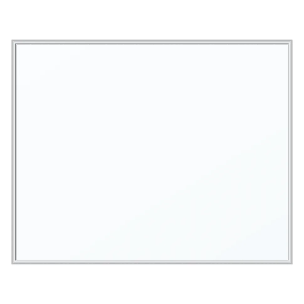 U Brands Magnetic Dry-Erase Board with White Magnet and Dry-Erase Marker, 20" X 16", Silver Aluminum Frame (356U00-01)