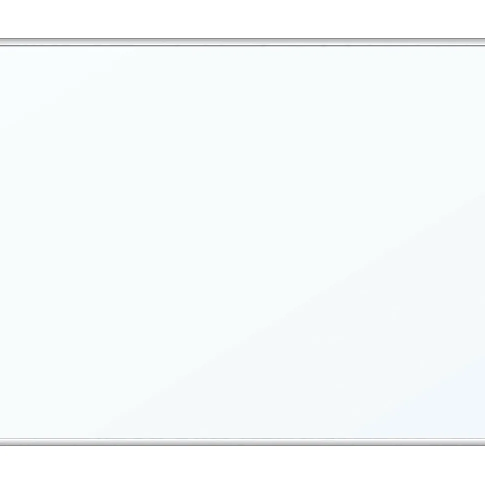 U Brands Magnetic Dry-Erase Board with White Magnet and Dry-Erase Marker, 20" X 16", Silver Aluminum Frame (356U00-01)