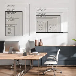 U Brands Magnetic Dry-Erase Board, 30