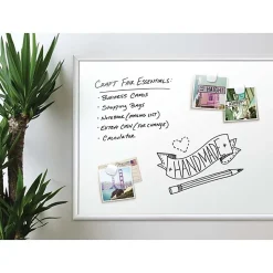 U Brands Magnetic Dry-Erase Board, 36" X 36", Silver Aluminum Frame, Actual Size 35" X 35" (2890U00-01)