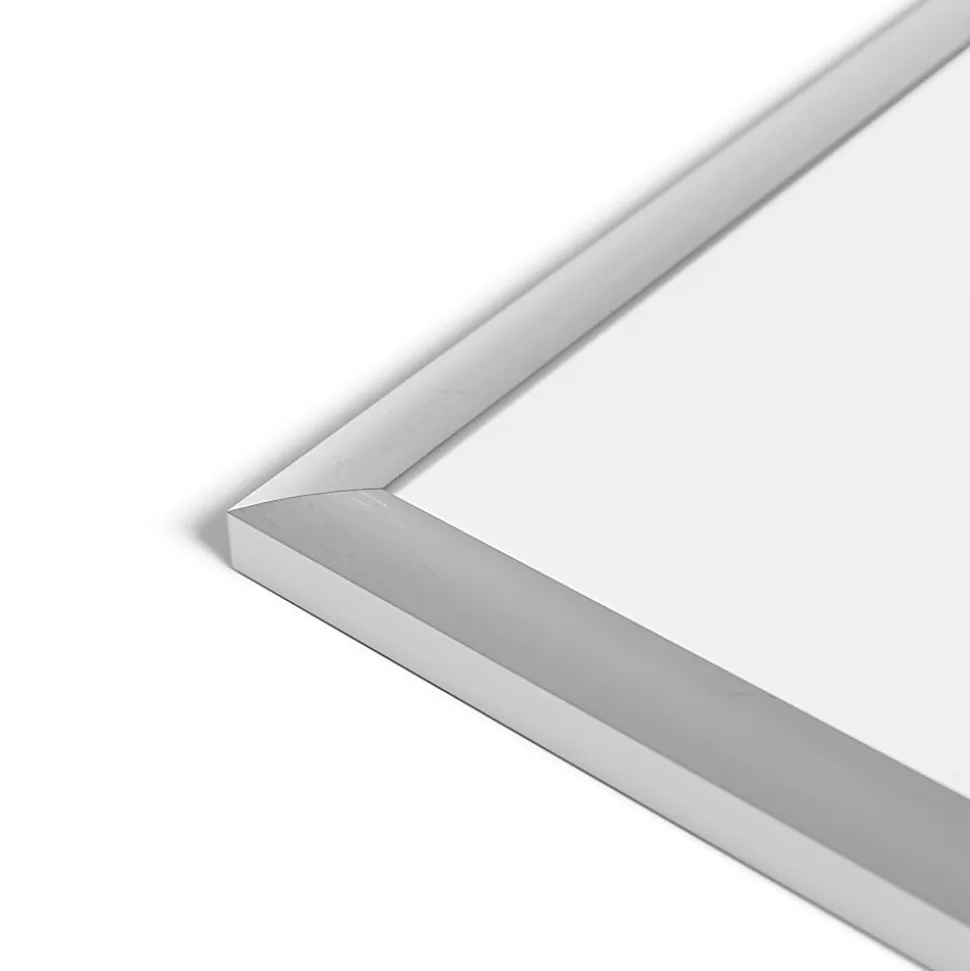 U Brands Magnetic Dry-Erase Board, 36" X 36", Silver Aluminum Frame, Actual Size 35" X 35" (2890U00-01)