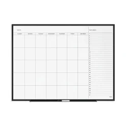 U Brands Magnetic Dry-Erase Monthly Calendar Board, 48