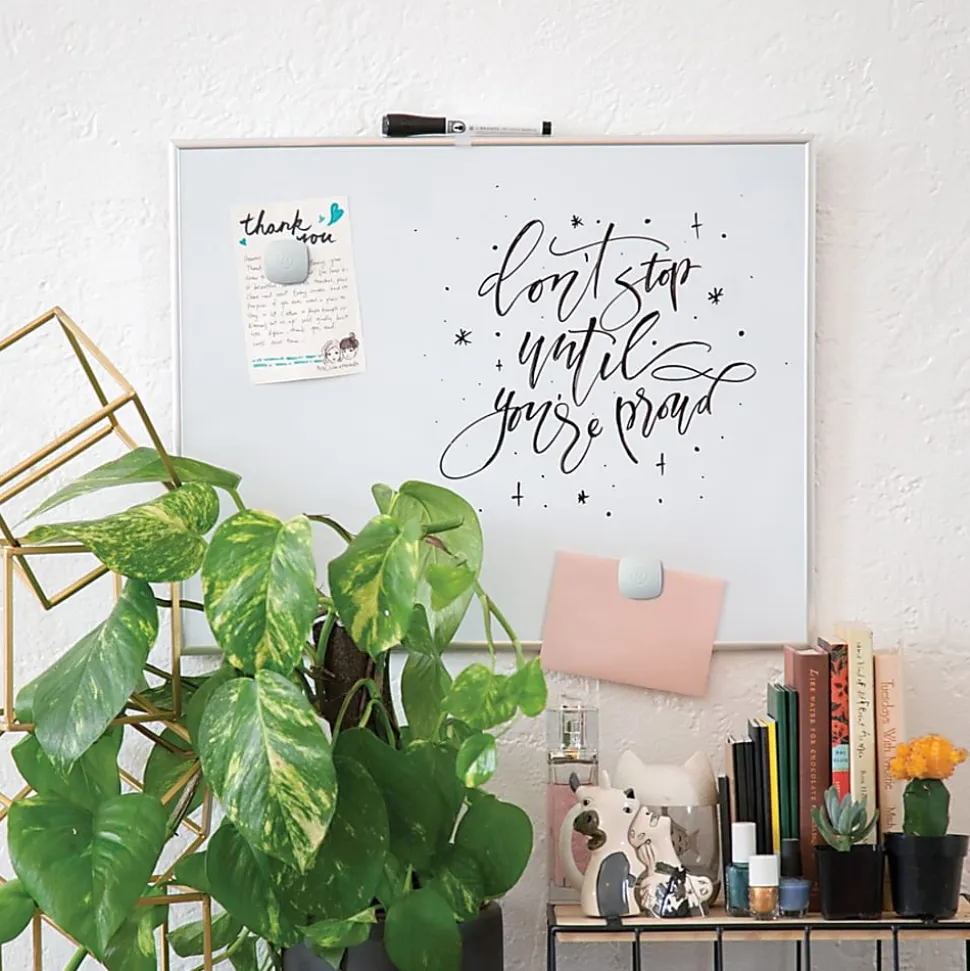 U Brands® Magnetic Dry-Erase Whiteboard, 16" x 20", Aluminum Frame With Silver Finish