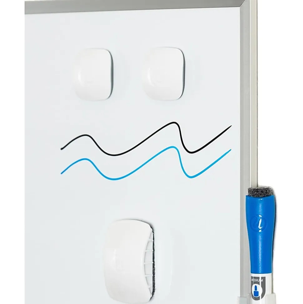 U Brands® Magnetic Dry-Erase Whiteboard, 16" x 20", Aluminum Frame With Silver Finish
