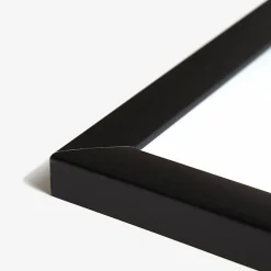 U Brands Magnetic Dry-Erase Whiteboard, 23" x 35", Black Wood Frame