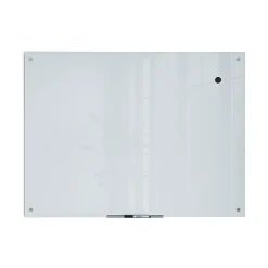 U Brands® Magnetic Glass Dry-Erase Board, 48
