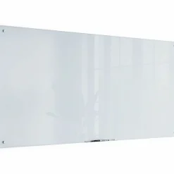 U Brands® Magnetic Glass Dry-Erase Board, 72