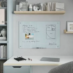U Brands® Magnetic Glass Dry-Erase Board, 36