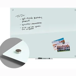 U Brands® Magnetic Glass Dry-Erase Board, 36
