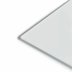 U Brands Magnetic Glass Dry-Erase Board Rolling Easel, 48