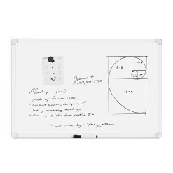 U Brands Magnetic Porcelain Steel Board, 36