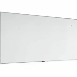 U Brands Magnetic Porcelain Steel Board, 96" X 48", White Aluminum Frame, Actual Size 95" X 47" (4902U00-01)