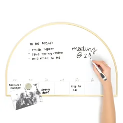 U Brands® Magnetic Weekly Planner Dry Erase Board, 23