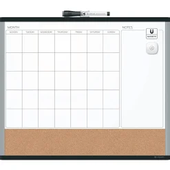 U Brands 3N1 Magnetic Mod Dry-Erase Board, 20