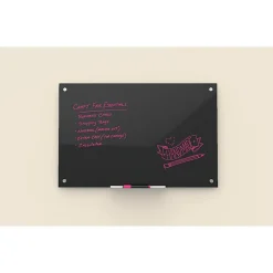 U Brands® Non-Magnetic Glass Dry-Erase Board, 72