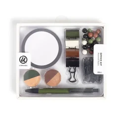 U Brands® Novelty Stationery Kit, Off Beat Geo, Kit Of 80 Pieces