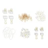 U Brands® Office Accessory Kit, White/Gold, Kit Of 470 Pieces