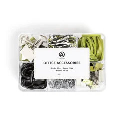 U Brands® Office Accessory Kit, Refined Roots, Kit Of 351 Pieces