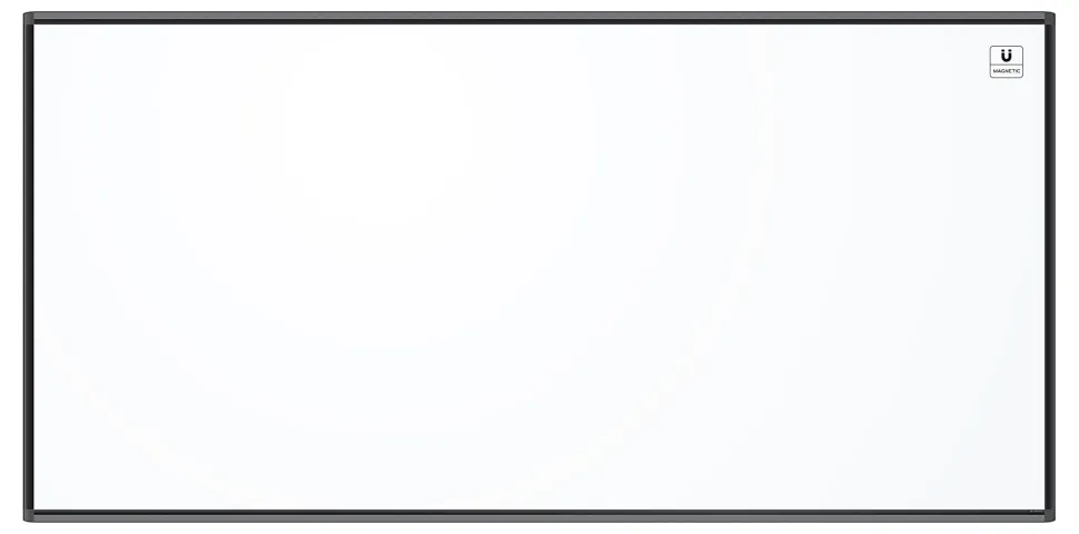 U Brands PINIT Magnetic Dry-Erase Board, 96" X 48", Black Aluminum Frame, Actual Size 95" X 47" (3013U00-01)