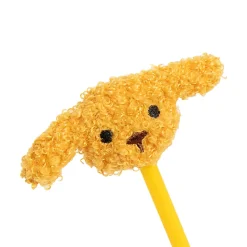 U Brands® Puppy Pal Novelty Ballpoint Pen, Medium Point, 0.7 mm, Yellow Barrel, Black Ink