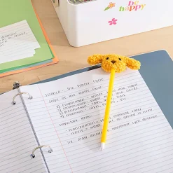 U Brands® Puppy Pal Novelty Ballpoint Pen, Medium Point, 0.7 mm, Yellow Barrel, Black Ink