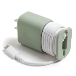 U Brands® Silicone Charger Adapter Wrap, 1/8", Matcha Green, 7149U06-24