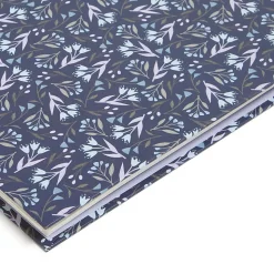 U Brands® Spiral Journal And Catalina Pen Set, 6" x 8", College Rule, 150 Pages (75 Sheets), Navy Floral