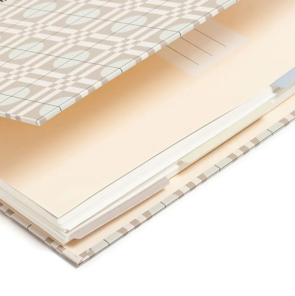 U Brands® Spiral Journal, With 3 Tab Dividers, 6" x 8", Geo Oasis, Total Quantity 1
