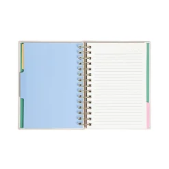 U Brands® Spiral Journal With 3 Tab Dividers, 6